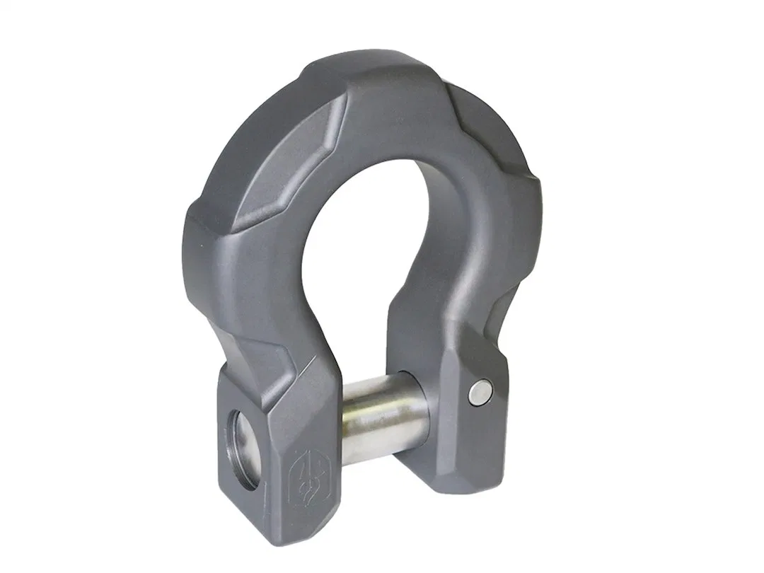 RG-SH087CG – ROAD ARMOR Winch Cable Shackle Mount, 20000 Pound Load Capacity 7/8 Inch Shear Pin Gunmetal Aluminum
